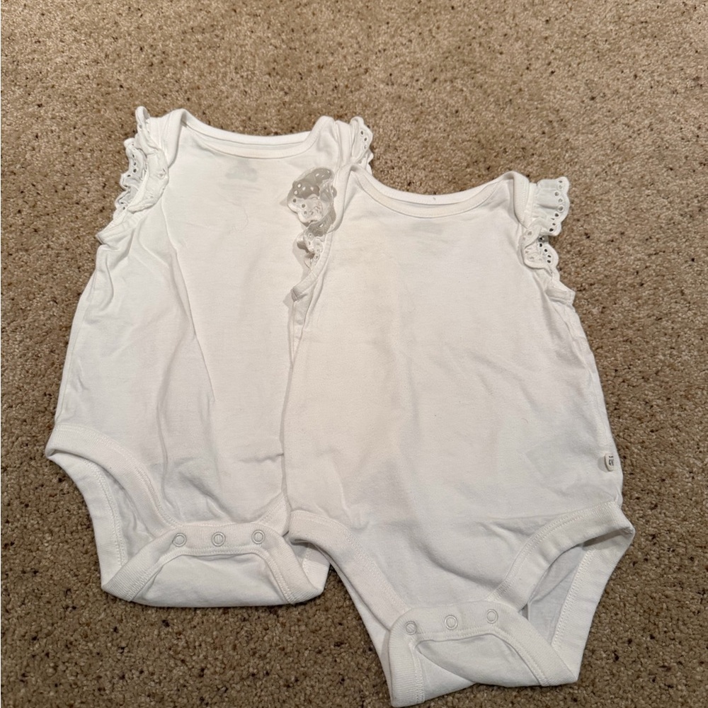Baby GAP Ruffle Tank Bodysuit Bundle - Picture 5 of 6